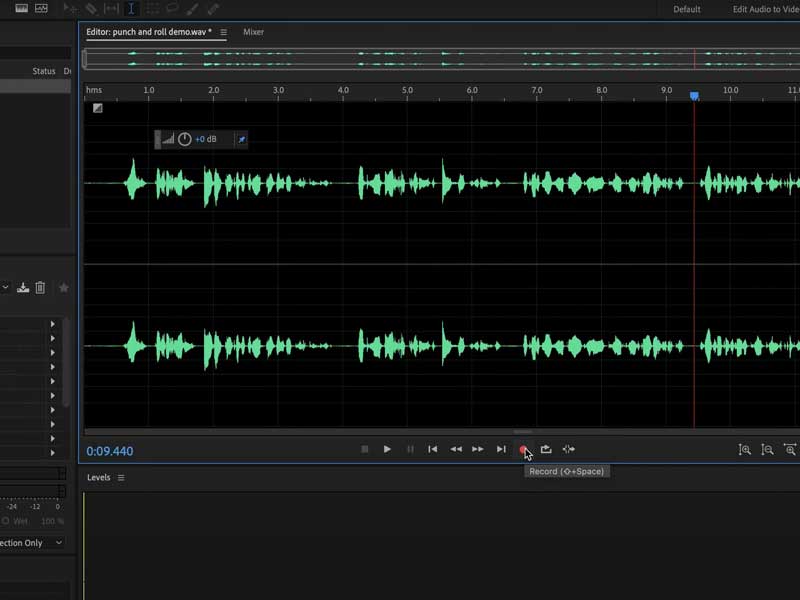 Save Time Editing Your Podcast with Punch and Roll in Adobe Audition